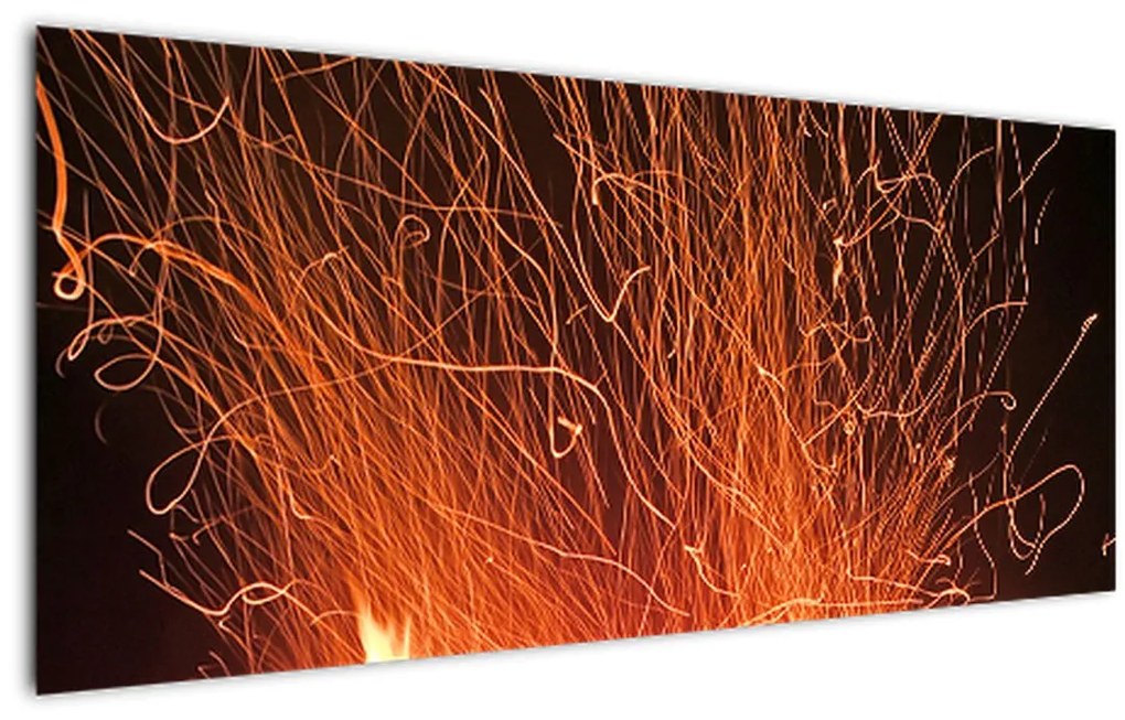 Tablou cu focul (120x50 cm)