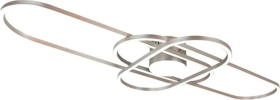 Brilagi - plafonieră LED dimabilă APOLLO LED/58W/230V 43,2x101,2 cm crom + telecomandă