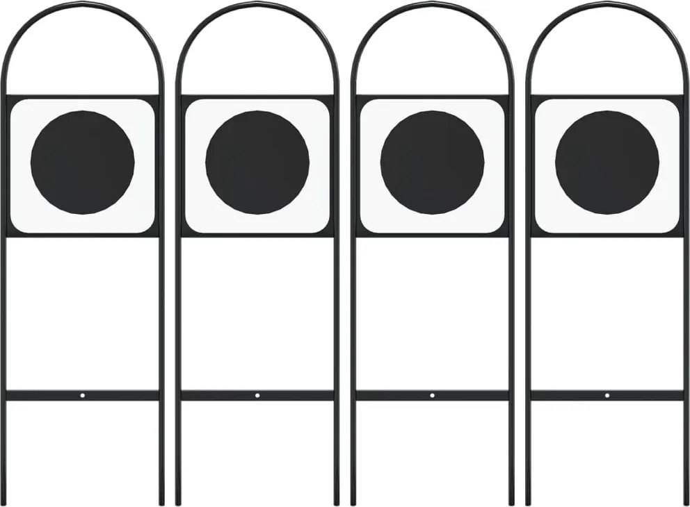 vidaXL Marcaje de dresaj, 4 buc., oțel