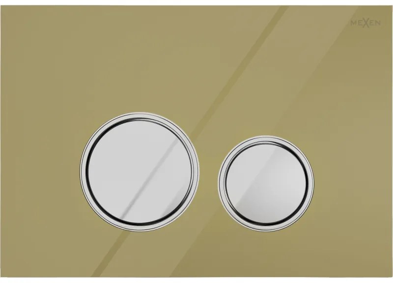 Mexen Fenix 06 buton de clătire, auriu șampanie - 600624