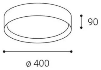 Plafonieră LED dimabilă MILA LED/30W/230V LED2
