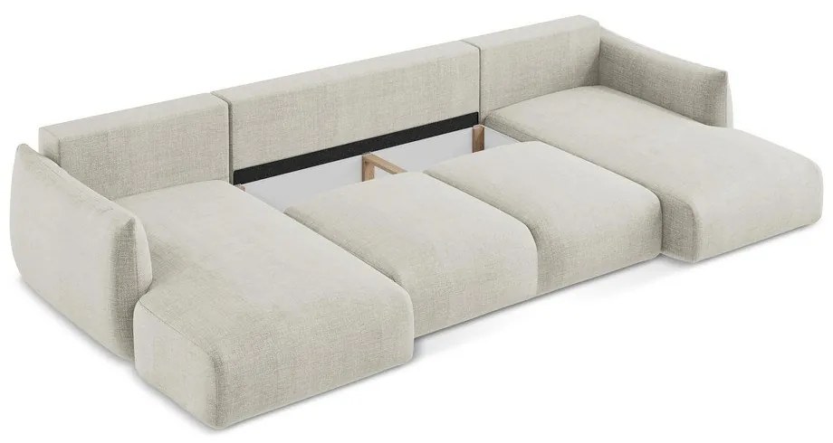 Colțar bej extensibil (în formă de "U") Leila – Makamii