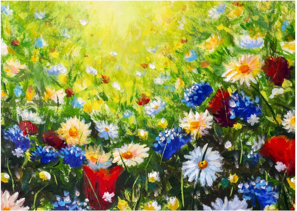 Tablou - Flori sălbatice (70x50 cm)