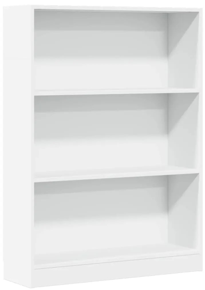 857835 vidaXL Bibliotecă, alb, 80x24x109 cm, lemn prelucrat