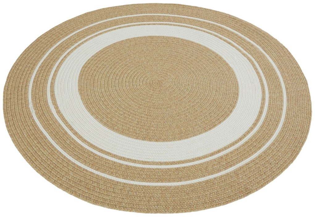 Covor rotund NORTHRUGS crem-bej 150 cm