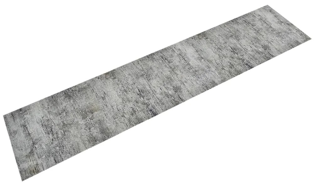 vidaXL Covor de bucătărie lavabil Beton, 60x300 cm, catifea