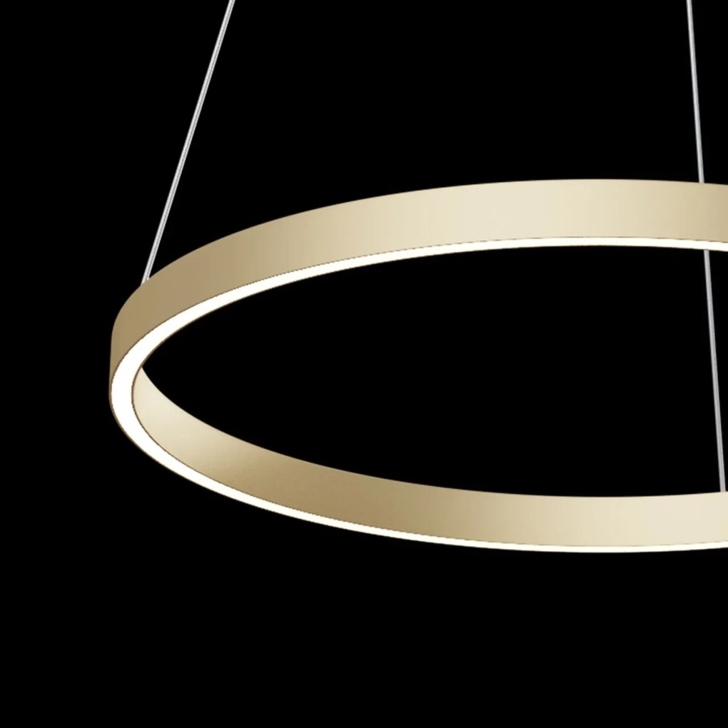 Lustra suspendata LED design tehnic, diametru:60cm, Rim alama MYMOD058PL-L32BS4K