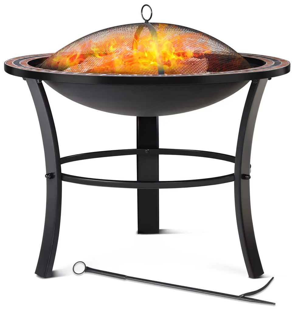 Deuba Semineu Fuoco Ø76 cm - mozaic