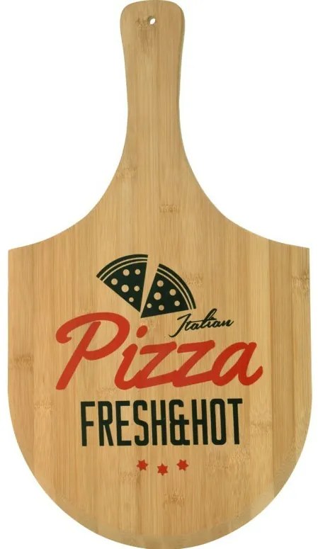 Placă de bambus Excellent Houseware pentru pizza53,5 x 30,5 cm