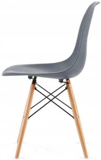 Set tamnosivih stolica u skandinavskom stilu CLASSIC 3+1 GRATIS!