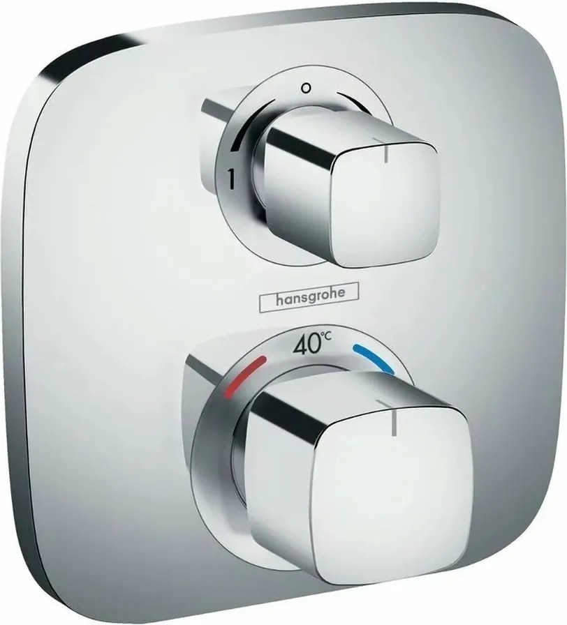 Baterie dus termostatata Hansgrohe Ecostat E crom lucios