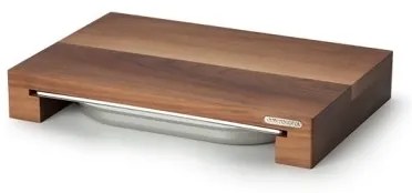 Tocător de bucătărie cu bol 39x27 cm nuc Continenta C4210