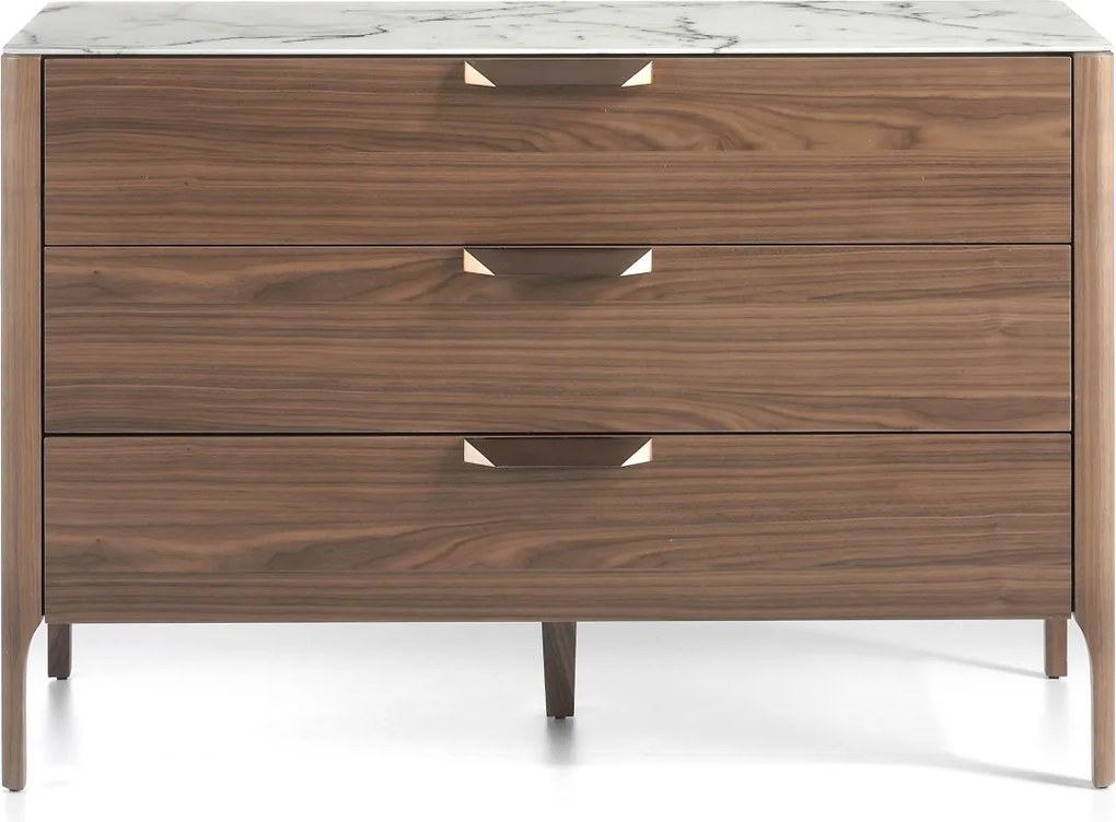 Comoda cu trei sertare, design elegant Glayds AC-CP1806-C