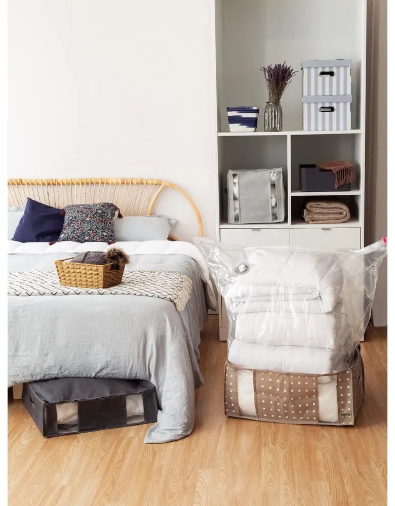 Cutii de depozitare din carton cu capac 2 buc. Stripes – Compactor