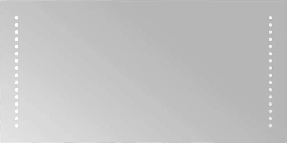 vidaXL Oglindă cu LED de baie, 60x30 cm