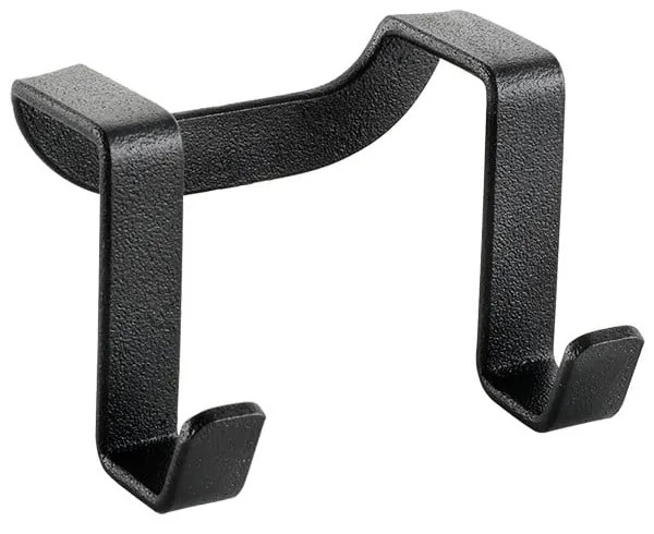Cârlig dublu suspendat Metaltex Galileo Lava, negru