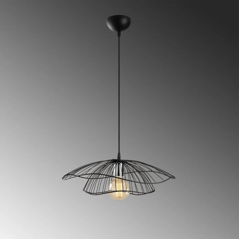 Lustră Opviq lights Tel, ø 50 cm, negru