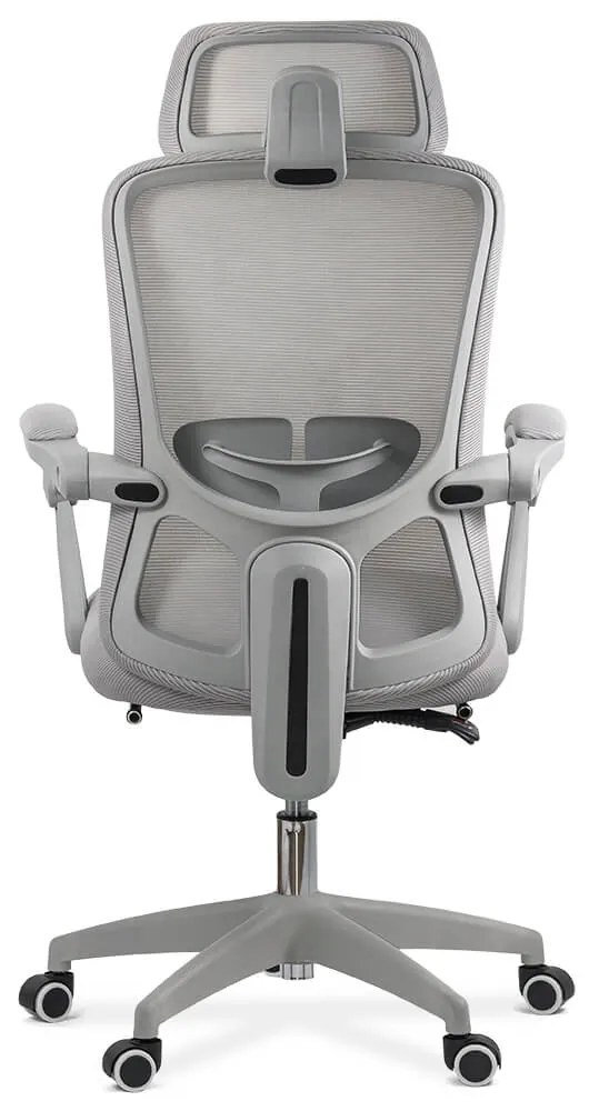 Scaun ergonomic OFF 430 gri, suport picioare și rabatare 135°