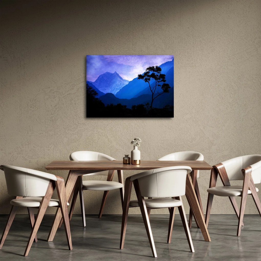 Tablou - Cerul de noapte din Nepal (70x50 cm)