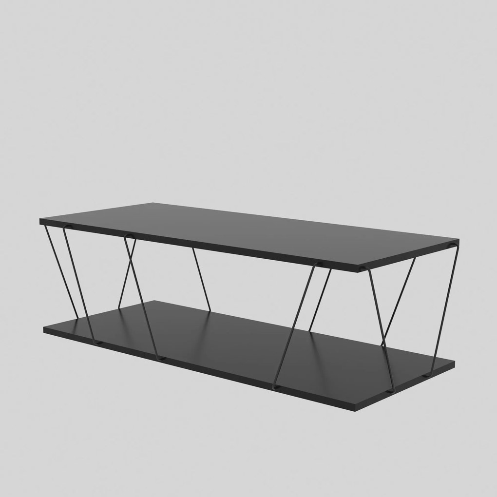 Mobilier living Baska (Antracit + Negru). 1073113