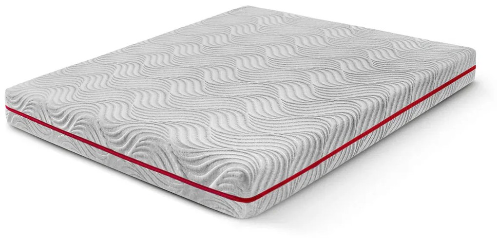 Saltea WAVE MULTILAYER, spumă cu memorie, spumă reziliență mare, husă hipoalergenică detașabilă și lavabilă, superortopedică, grosime 20 cm, 120x190