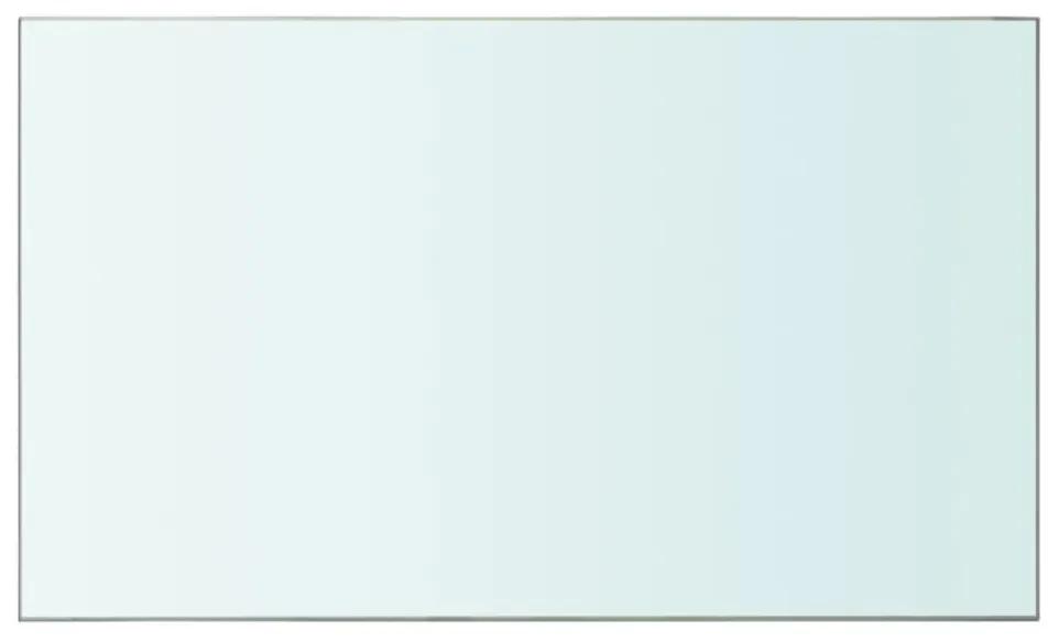 Rafturi, 2 buc., 50 x 30 cm, panouri sticla transparenta 2, 50 x 30 cm