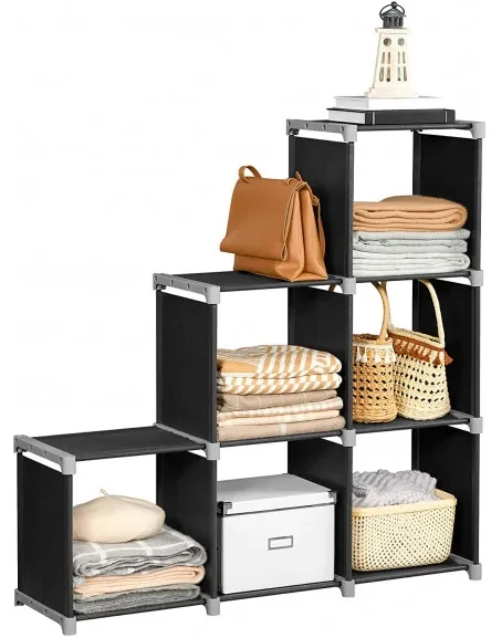 Raft De Depozitare Practical Negru 63, 105 x 30 x 105 cm
