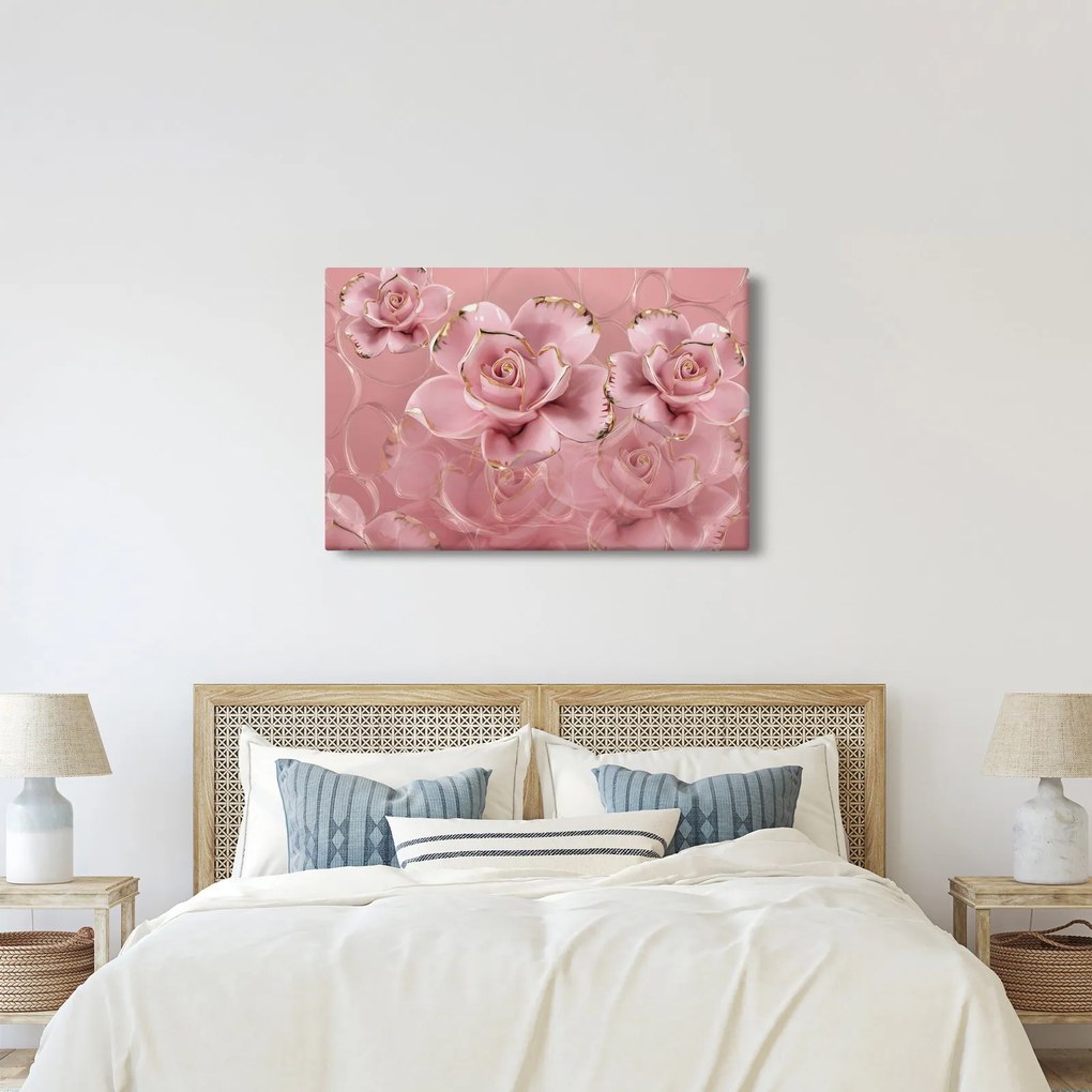 Tablou - Decor floral (90x60 cm)