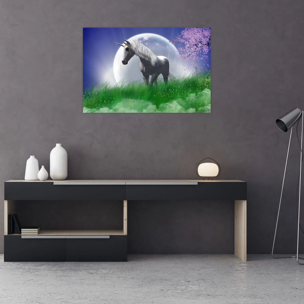 Tablou cu unicorn (90x60 cm)