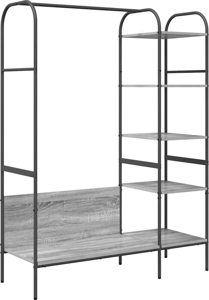 vidaXL Suport pentru Hârtie Gri 120 x 44 x 160 cm Lemn compozit