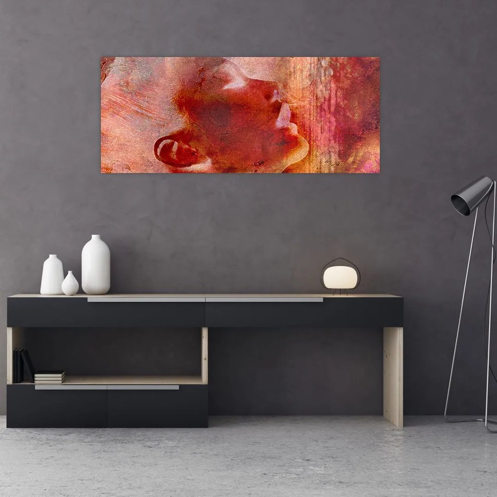 Tablou - Profilul feței feminine (120x50 cm)