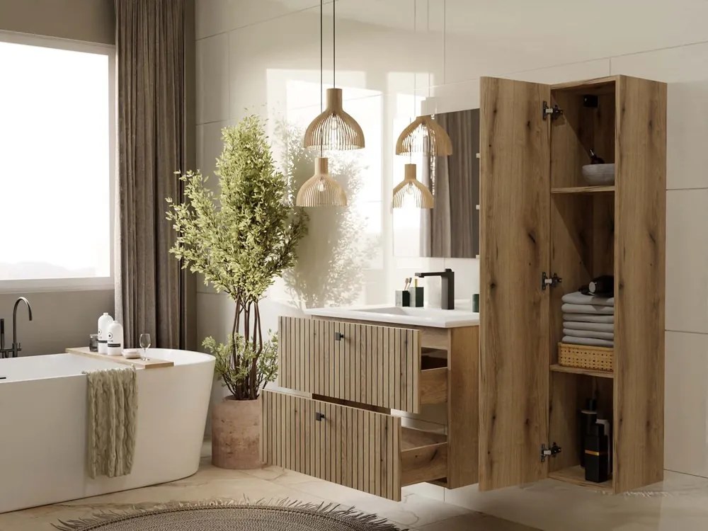 Dulap sub lavoar Terca 1 80 (stejar evoke). 1133037