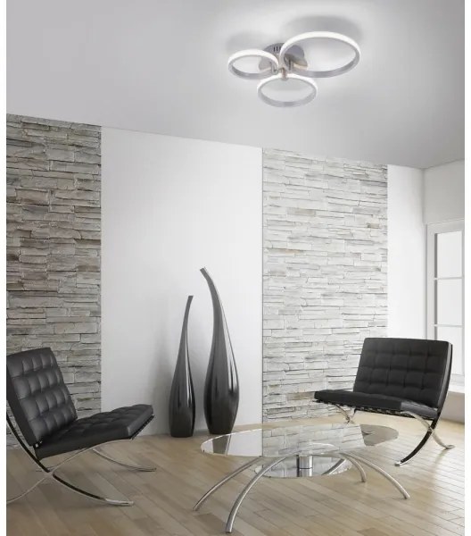 Leuchten Direkt - Lustră aplicată LED JOHANNA 1xLED/4,5W/230V+1xLED/6W+1xLED/7,5