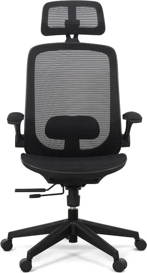 Scaun ergonomic SYYT 9509 negru, mesh complet și șezut reglabil