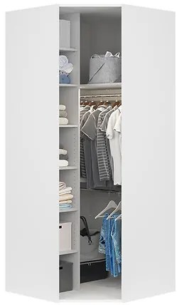 Dulap de haine de colț Flex 26 (alb) . Promo -31%. 1098241