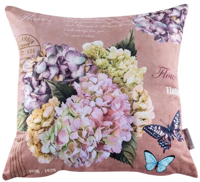 Set de 3 fețe pernuțe HORTENSII, 45 x 45 cm
