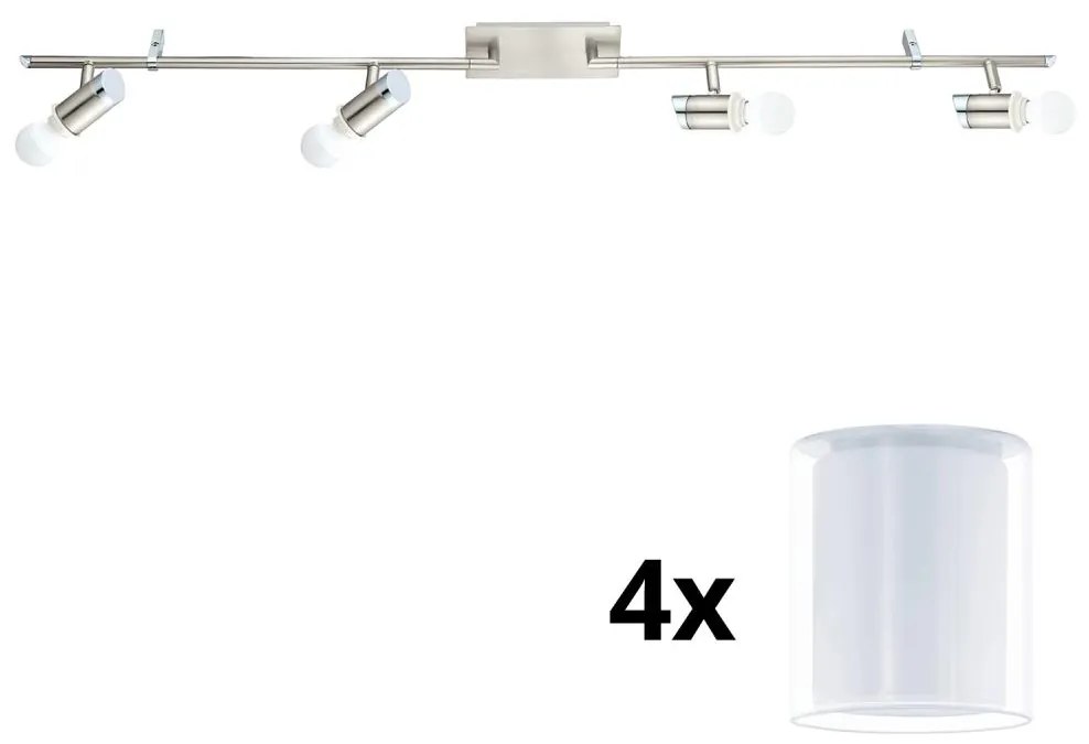 Spot LED Eglo MY CHOICE 4xE14/4W/230V crom/alb