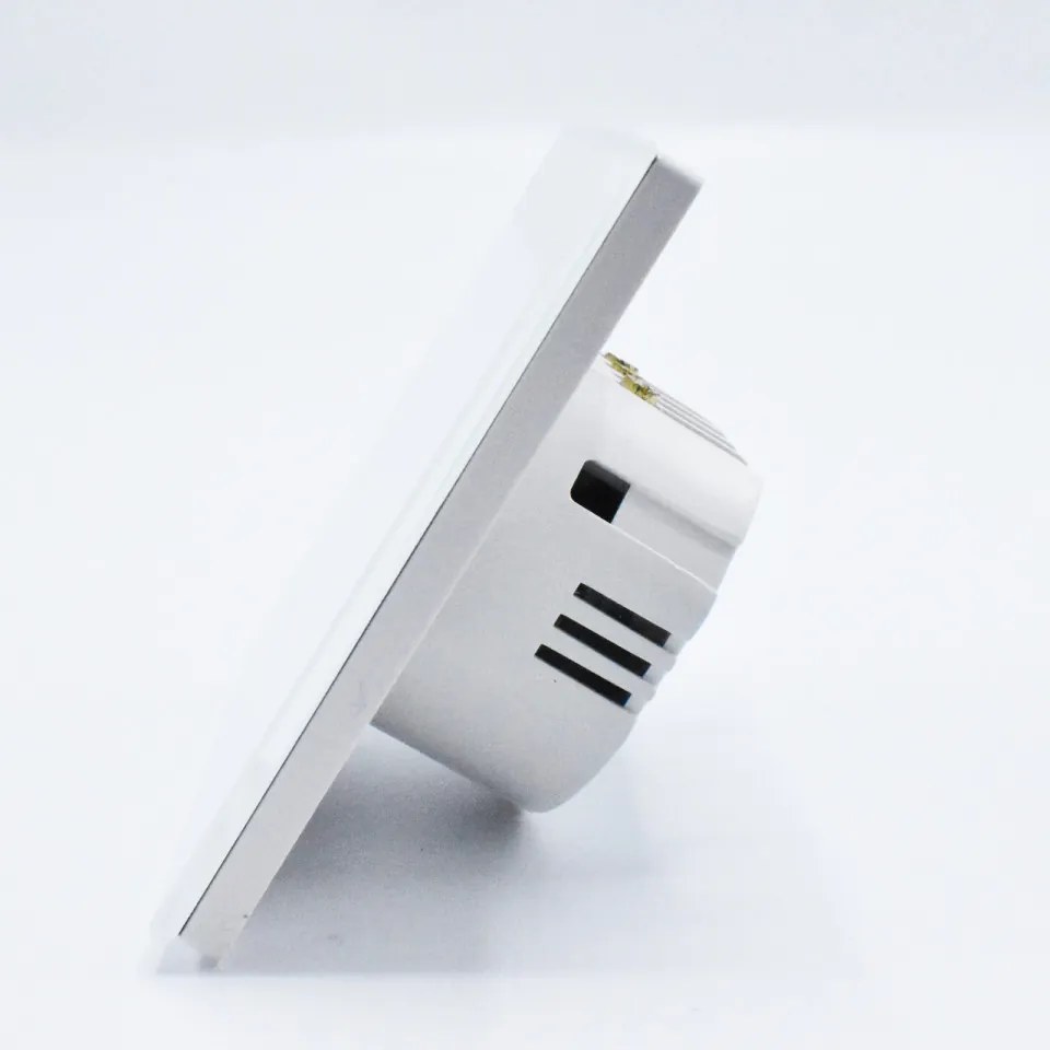 Intrerupator Touch Dublu, sticla securizata, IP45, alb, Smart House, Masterled