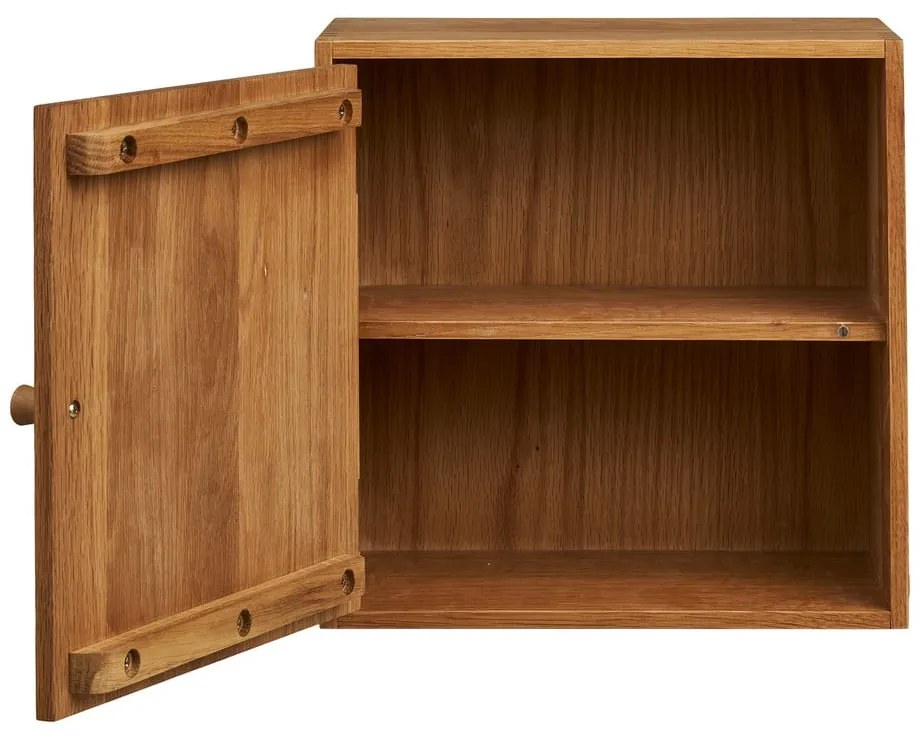 Raft în culoare naturală etajat din lemn de stejar 18 cm Townsville – House Nordic