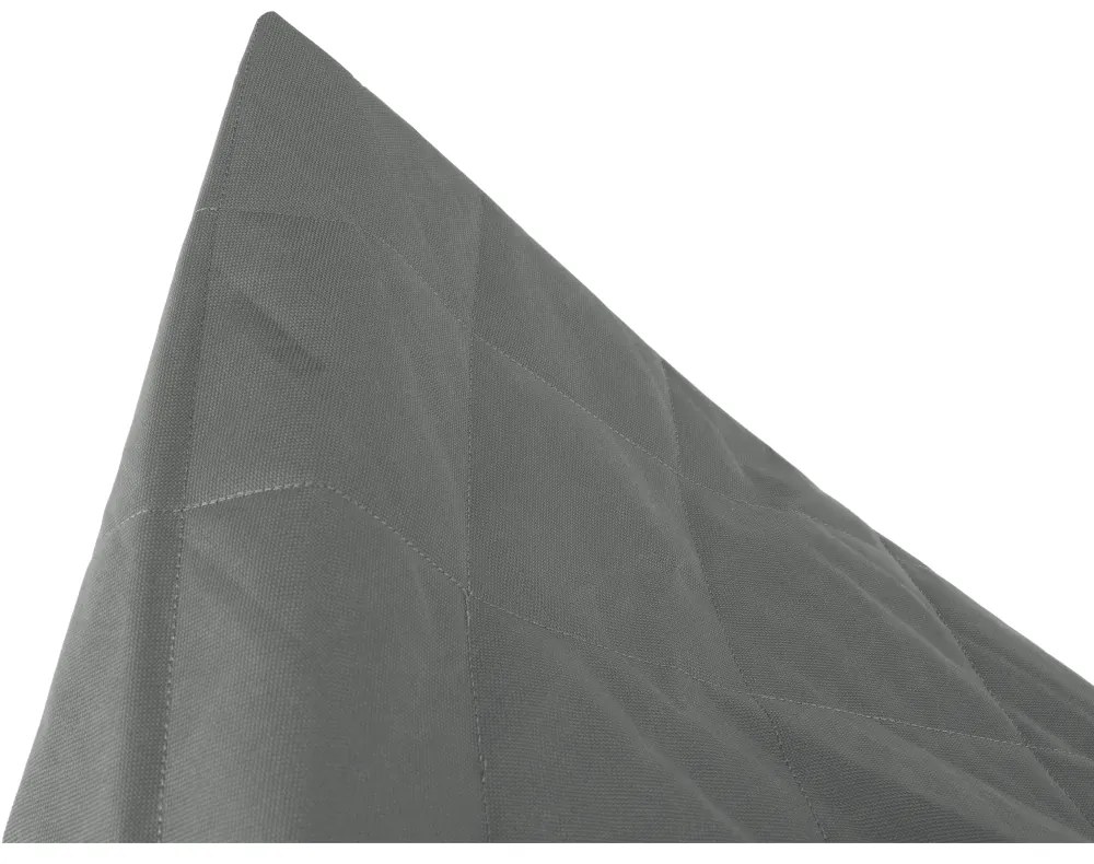 Fotoliu tip sac, material textil gri deschis, VETOK