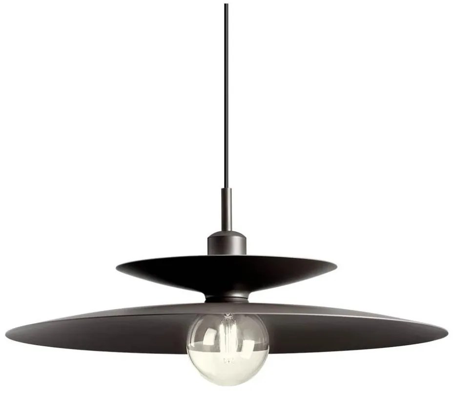Redo 01-3051 - Pendul pe cablu GUNNAR, 1xE27/42W/230V, Ø 50 cm, negru