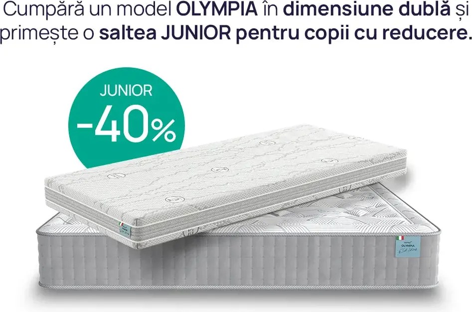 Saltea iSleep, OLYMPIA, 120x200x30, Medie