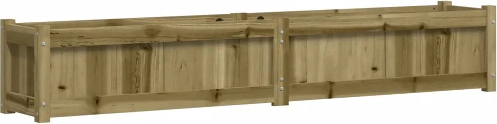 vidaXL Jardinieră de grădină, 180x31x31 cm, lemn de pin tratat