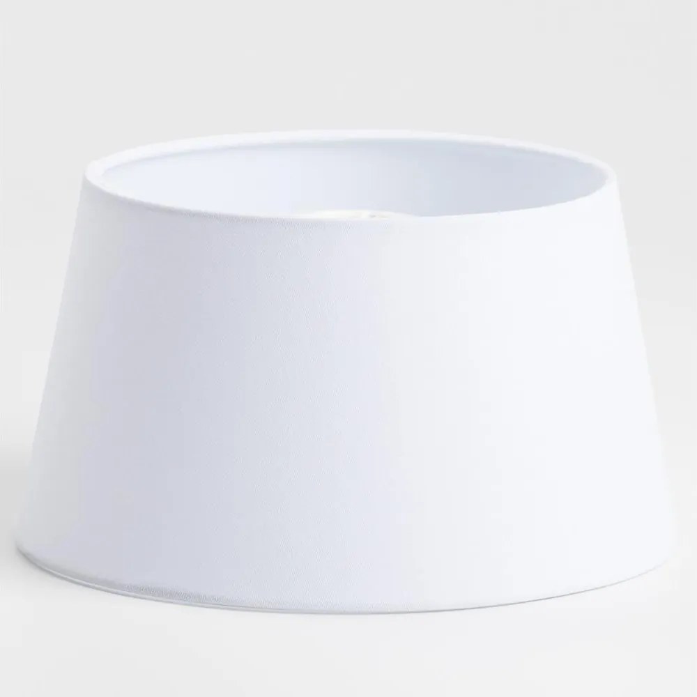 Abajur universal KERIA, Ø 30 cm, alb