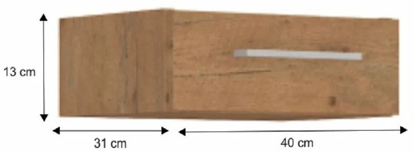 Dulap de bucătărie cu sertare 40 G-13 1S Velaga (stejar lancelot). 1015509
