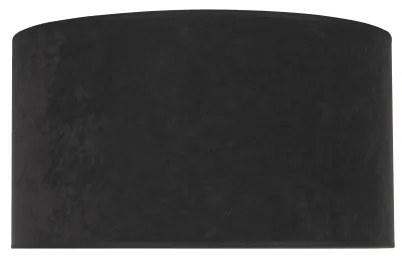 Duolla - Plafonieră ROLLER 1xE27/15W/230V d. 40 cm neagră/aurie