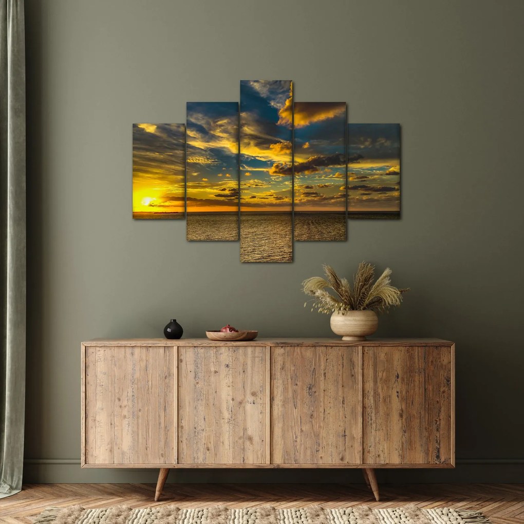 Apus de soare la mare (150x105 cm)