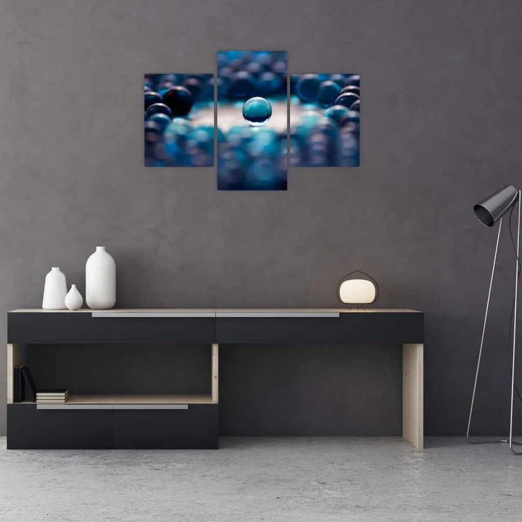 Tablou - Bile albastre (90x60 cm)