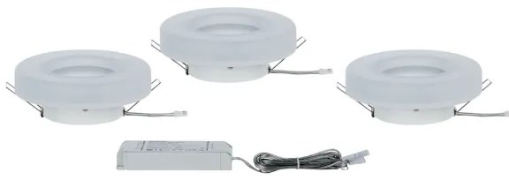 SET 3x plafonieră încastrată LED/5,5W BAGEL 230V Paulmann 92704