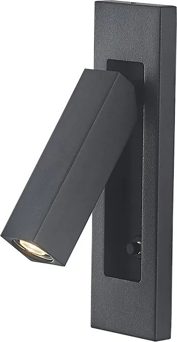 Aplica incastrabila cu spot directionabil GOKOVA negru